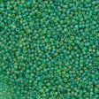 Czech Seed Bead 10/0 Transparent Peridot Matte AB (51100M)