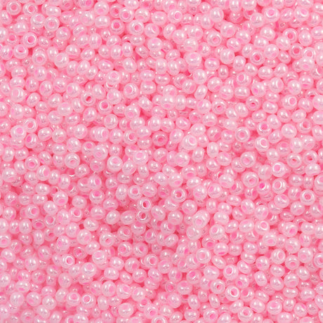 Czech Seed Bead 10/0 Ceylon Light Pink (37173)