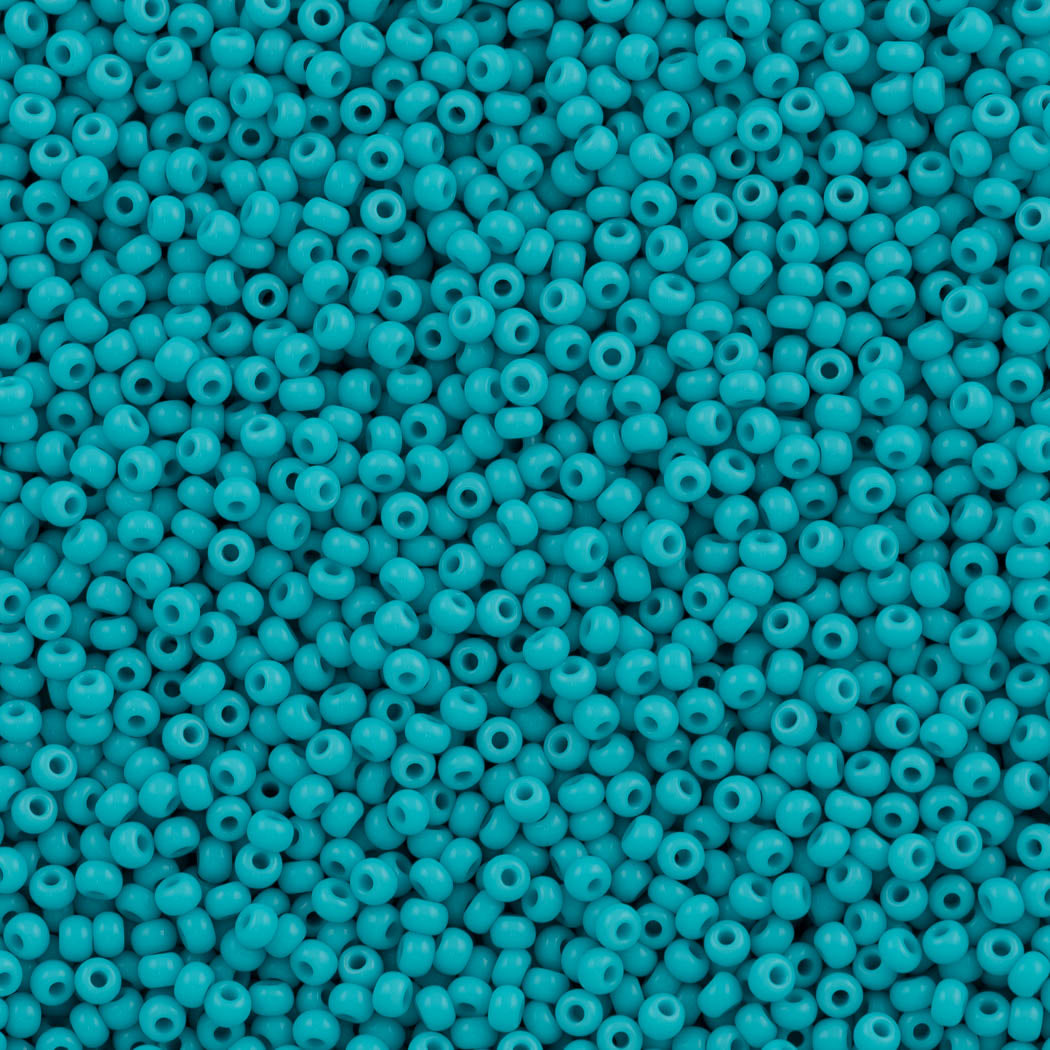 Czech Seed Bead 11/0 Opaque Light Blue 2-inch Tube (63030)