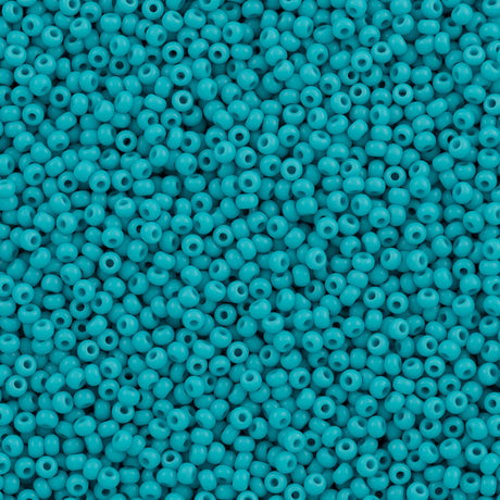 Czech Seed Bead 11/0 Opaque Light Blue 2-inch Tube (63030)