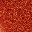 Czech Seed Bead 11/0 Silver Lined Orange 50g (97030)