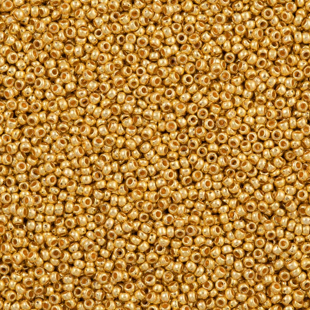 Czech Seed Bead 11/0 Metallic Gold (18581)