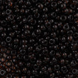 Czech Seed Bead 8/0 Transparent Dark Topaz 50g (10140)