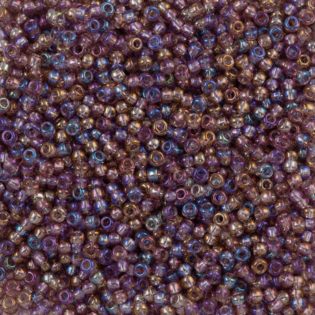 Czech Seed Bead 6/0 Transparent Light Amethyst AB 50g (21010)