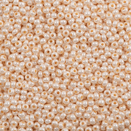 Czech Seed Bead 11/0 Opaque Eggshell (46112)