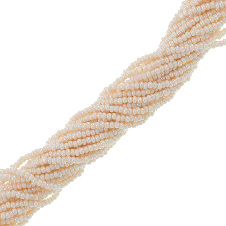 Czech Charlotte Seed Bead Eggshell 1/2 Hank 13/0 (46112)