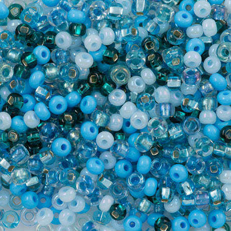 Preciosa Seed Bead 6/0 Miami Surf Mix (19216)