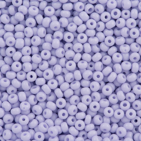 Czech Seed Bead 6/0 Opaque Lilac 2-inch Tube (23420)