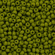 Czech Seed Bead 6/0 Opaque Olive 50g (53430)