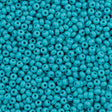 Czech Seed Bead 6/0 Opaque Turquoise Blue 2-inch Tube (63030)