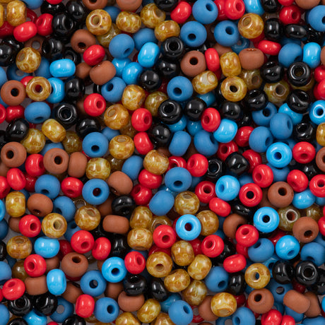 Czech Seed Bead 6/0 Cherokee Mix 50g (MIX27)