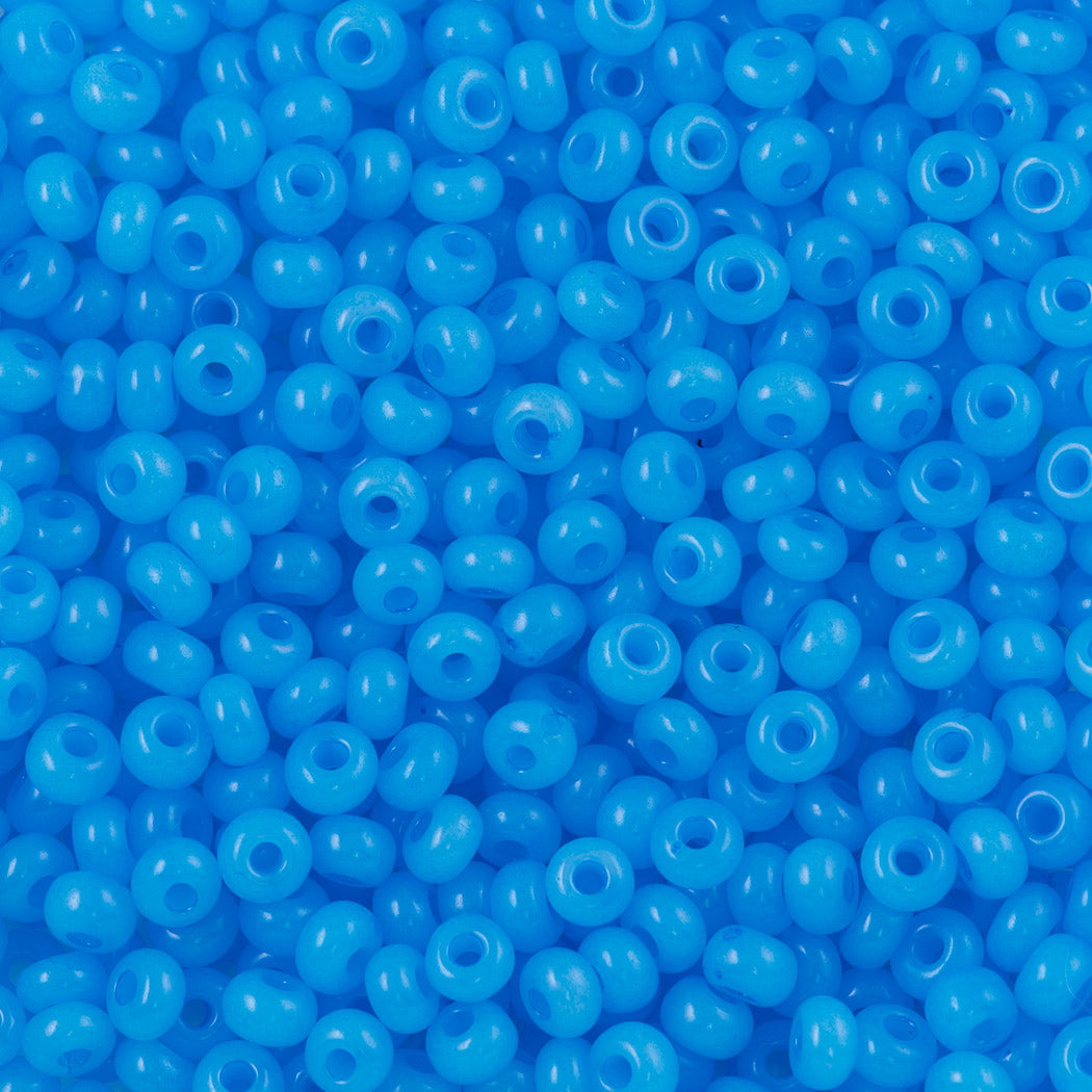 Preciosa Seed Bead 6/0 Solgel Aqua Opal (02634)