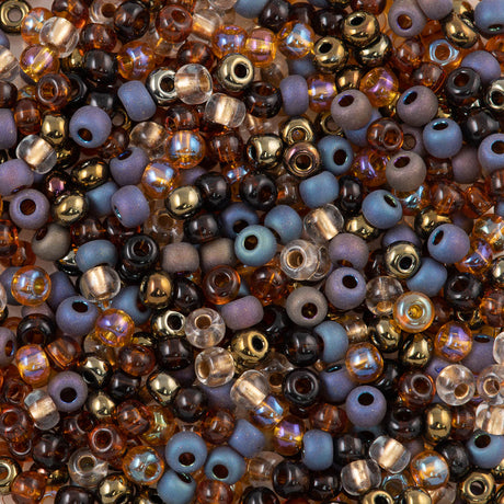 Czech Seed Bead 6/0 Mix Wheatberry 50g (MIX04)