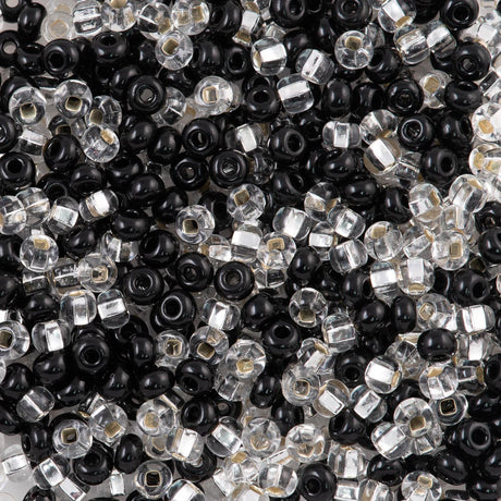 Czech Seed Bead 6/0 Black Tie Affair Mix 50g (MIX37)