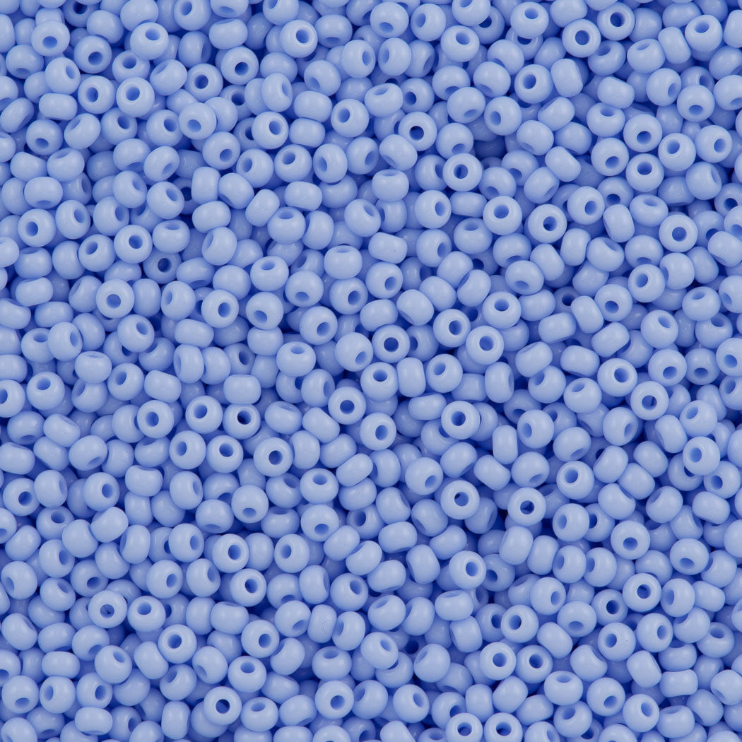 Czech Seed Bead 8/0 Opaque Powder Blue 50g (33000)