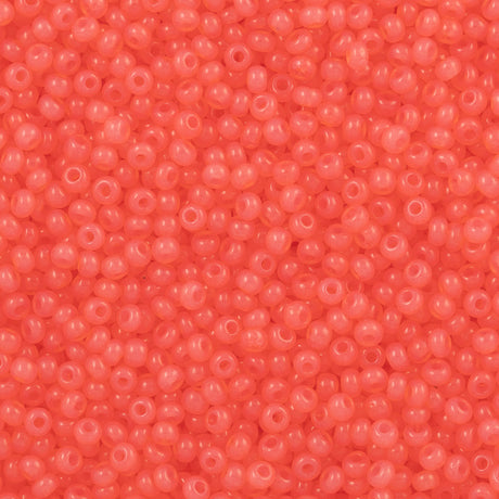 Czech Seed Bead 8/0 Solgel Salmon Opal (02691)