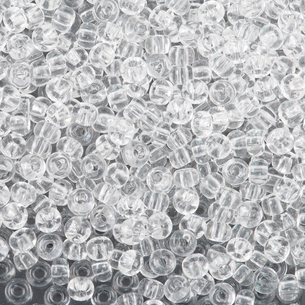 Czech Seed Bead 8/0 Crystal 50g (00050)