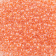 Czech Seed Bead 8/0 Inside Color Lined Peach AB (58589)