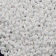 Super Duo 2x5mm Two Hole Beads White Luster (03000WL)