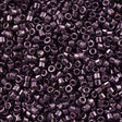 25g Miyuki Delica Seed Bead 11/0 Nickel Plated Dark Plum DB455