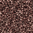 25G Miyuki Delica Seed Bead 11/0 Nickel Plated Dyed Dark Mauve DB462