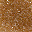 Miyuki Hex Cut Delica Seed Bead 11/0 Light Topaz Luster DBC101