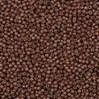 50g Toho Round Seed Bead 11/0 PermaFinish Matte Galvanized Almond (593PFF)