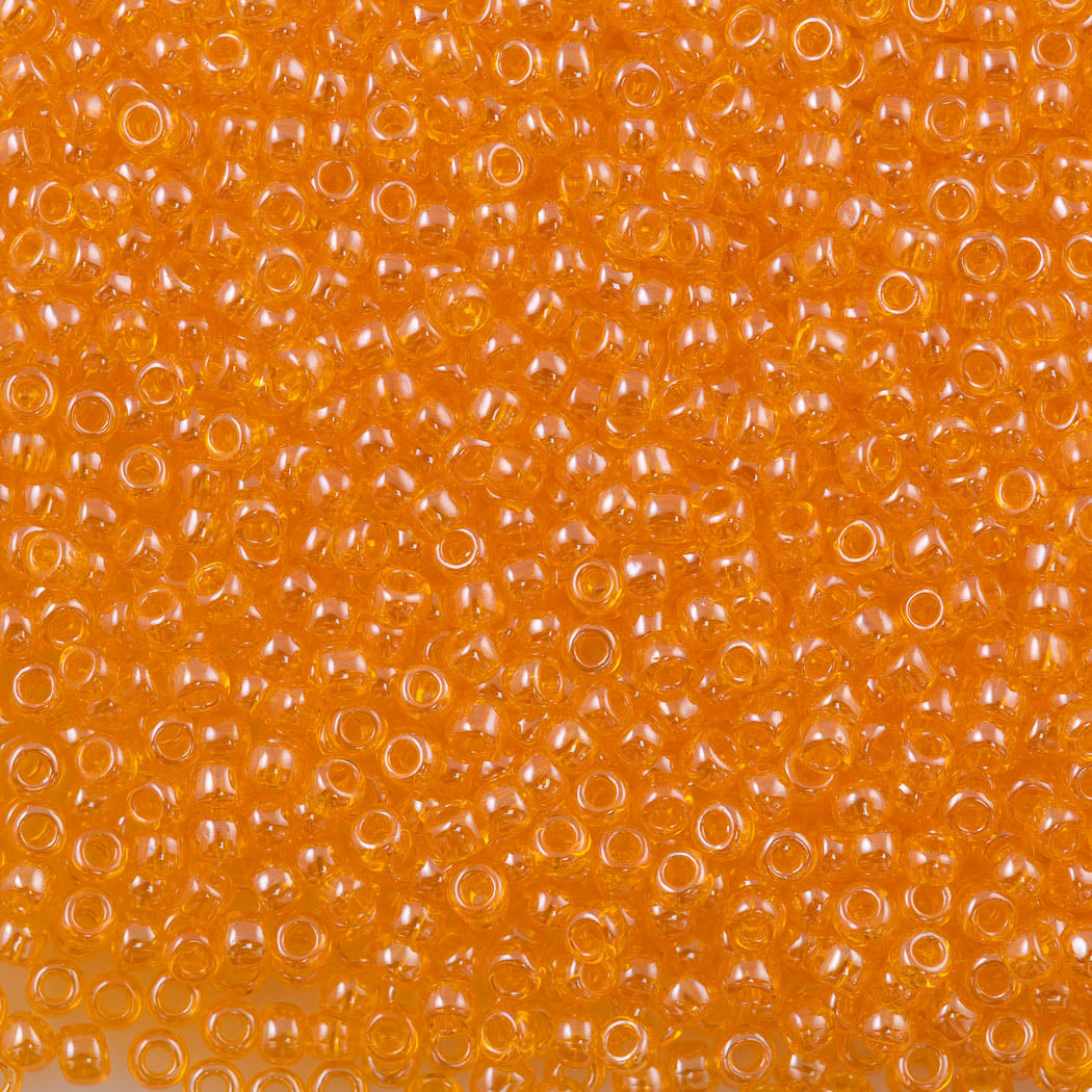 50g Toho Round Seed Bead 8/0 Transparent Lustered Light Hyacinth (111)