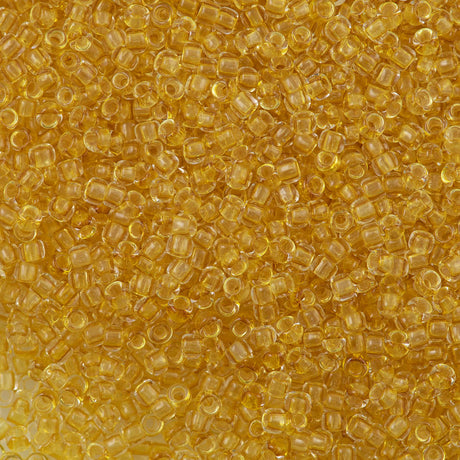 50g Toho Round Seed Bead 8/0 Transparent Champagne (2151)