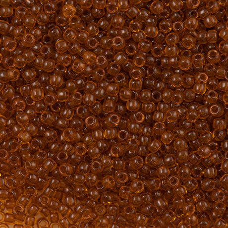 50g Toho Round Seed Bead 8/0 Transparent Marmalade (2154)