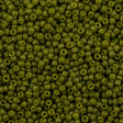 50g Toho Round Seed Bead 8/0 Semi Glazed Olive (2601F)