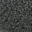 50g Toho Round Seed Bead 8/0 Transparent Matte Gray (9BF)