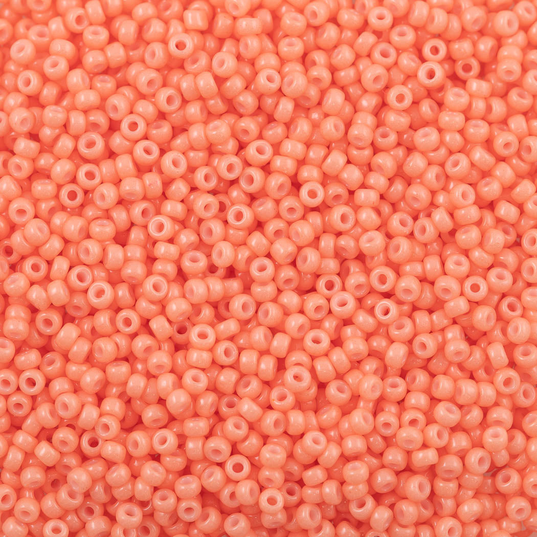 Miyuki Round Seed Bead 11/0 Duracoat Dyed Opaque Dark Salmon (4462)