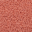 25g Miyuki Delica Seed Bead 11/0 Dyed Opaque Peach DB1363