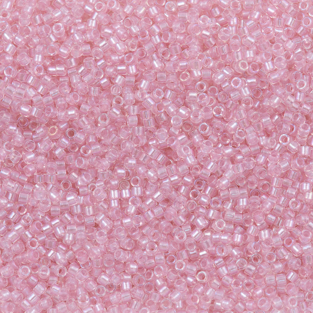 Miyuki Delica Seed Bead 11/0 Pearlized Cotton Candy 2-inch Tube DB1673