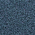 Miyuki Delica Seed Bead 11/0 Matte Light Grey Blue Gold Luster AB 2-inch Tube DB376