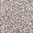 25g Miyuki Delica Seed Bead 11/0 Silver Lined White Opal AB DB223