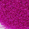 25g Miyuki Delica seed bead 11/0 Silver Lined Dyed Bright Fuchsia DB1340