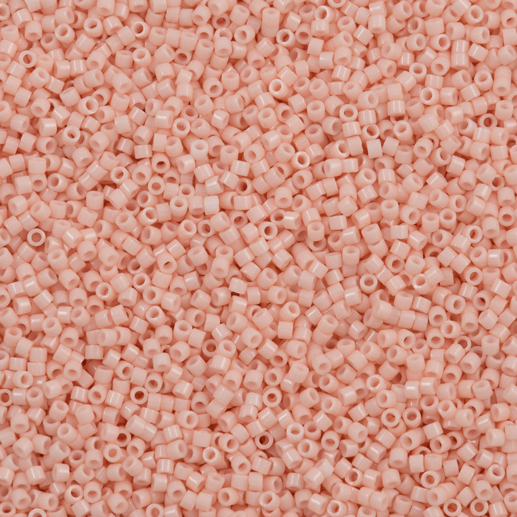 25g Miyuki Delica Seed Bead 11/0 Opaque Glazed Nectarine DB1493