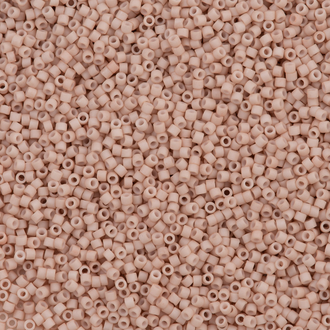 Miyuki Delica Seed Bead 11/0 Opaque Matte Pueblo Sands 2-inch Tube DB1515