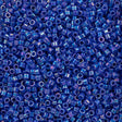 Miyuki Delica Seed Bead 11/0 Opaque Star Spangle Blue AB 2-inch Tube DB1578