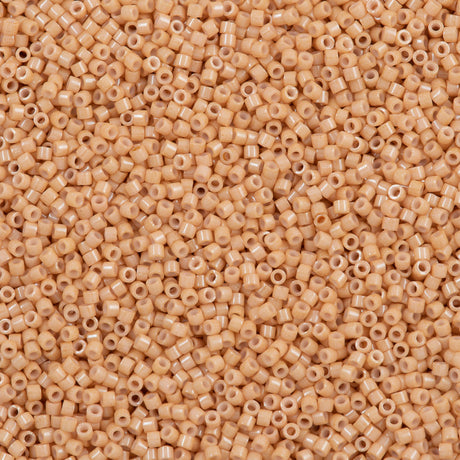 25g Miyuki Delica Seed Bead 11/0 Opaque Tan DB208