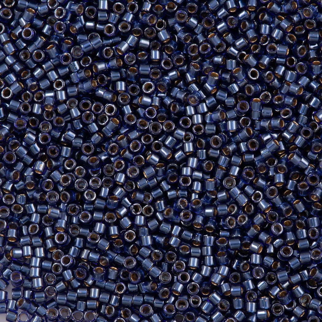 25g Miyuki Delica seed bead 11/0 Inside Dyed Color Dark Navy Blue DB278