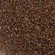 25g Miyuki Delica Seed Bead 11/0 Inside Dyed Color Dark Amber DB287