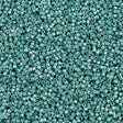 25g Miyuki Delica Seed Bead 11/0 Galvanized Green DB414