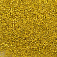 25g Miyuki Delica seed bead 11/0 Galvanized Dark Yellow DB424