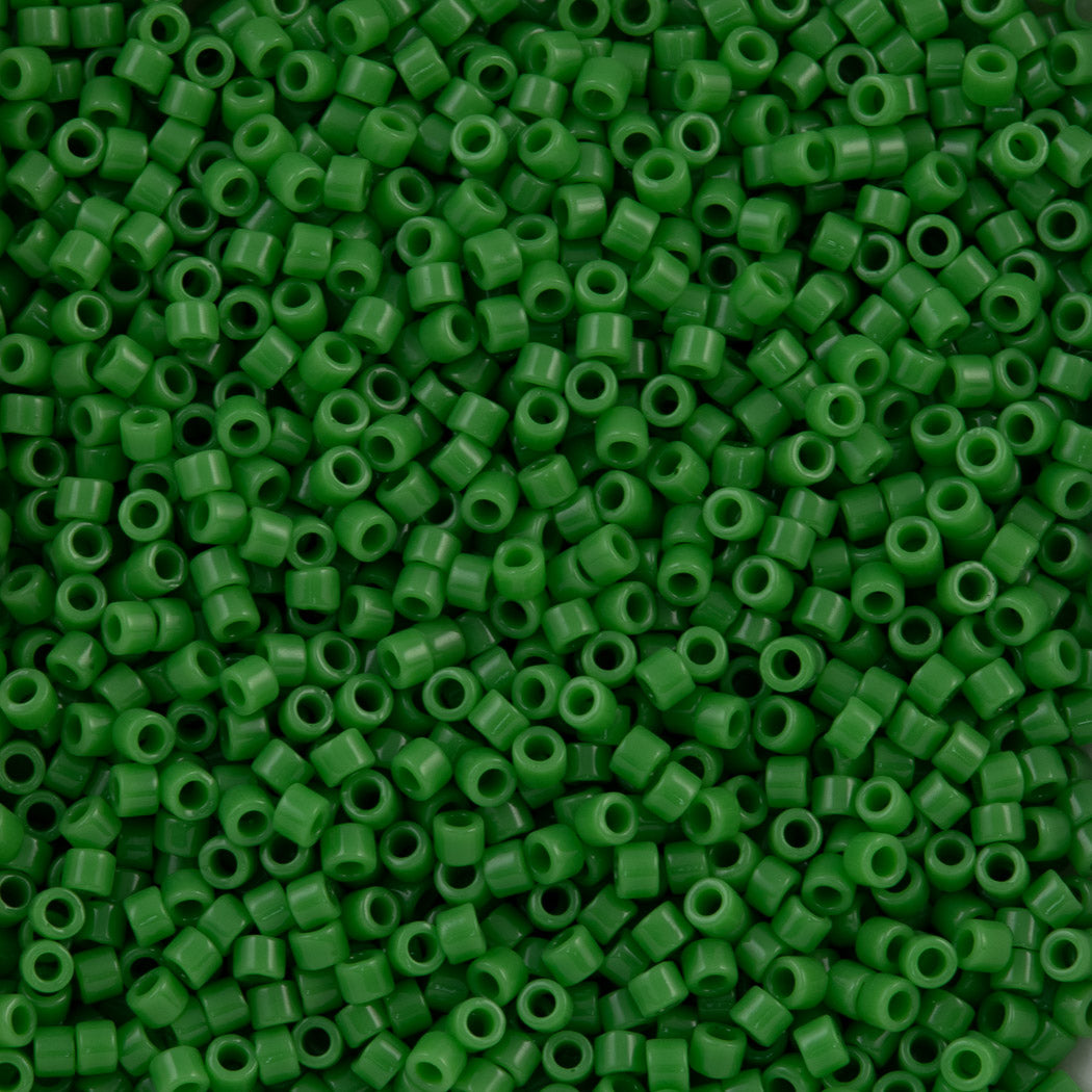 Miyuki Delica Seed Beads, 11/0 size, 7.2 Gram Tube, #432 Galvanized Peacock Blue Green