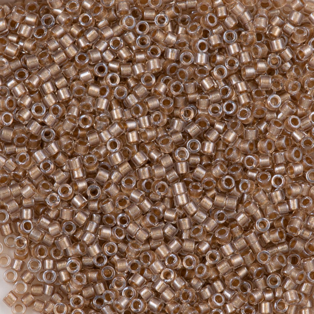 Miyuki Delica Seed Bead 11/0 Shimmer Bronze 2-inch Tube DB907