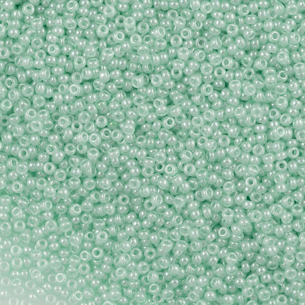 50g Miyuki Round Seed Bead 11/0 Sea Foam Enamel (370)