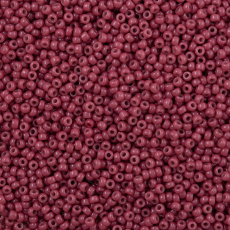 50g Miyuki Round Seed Bead 11/0 Duracoat Dyed Opaque Pansy (4468)